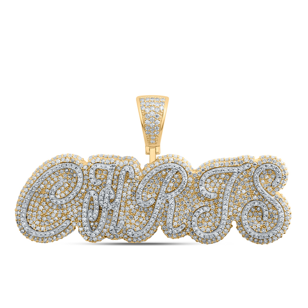 10kt White Gold Womens Round Diamond Cluster Dangle Infinity Earrings 1-1/4 Cttw